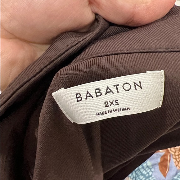 BABATON Polo Min Dress Tank Stretchy Coffee Bean Women’s Sz XXS contour Aritzia - Picture 7 of 7